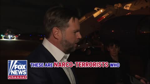 VP VANCE on suspected drug boat survivors