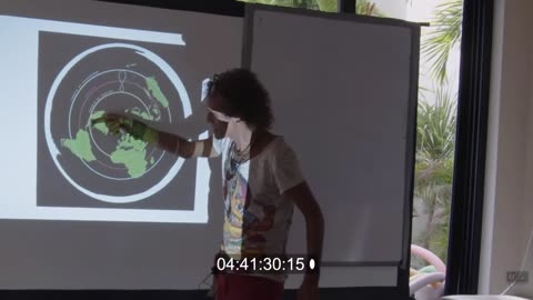 FLAT EARTH presentation, Isla Mujeres QR 2021 Santos Bonacci