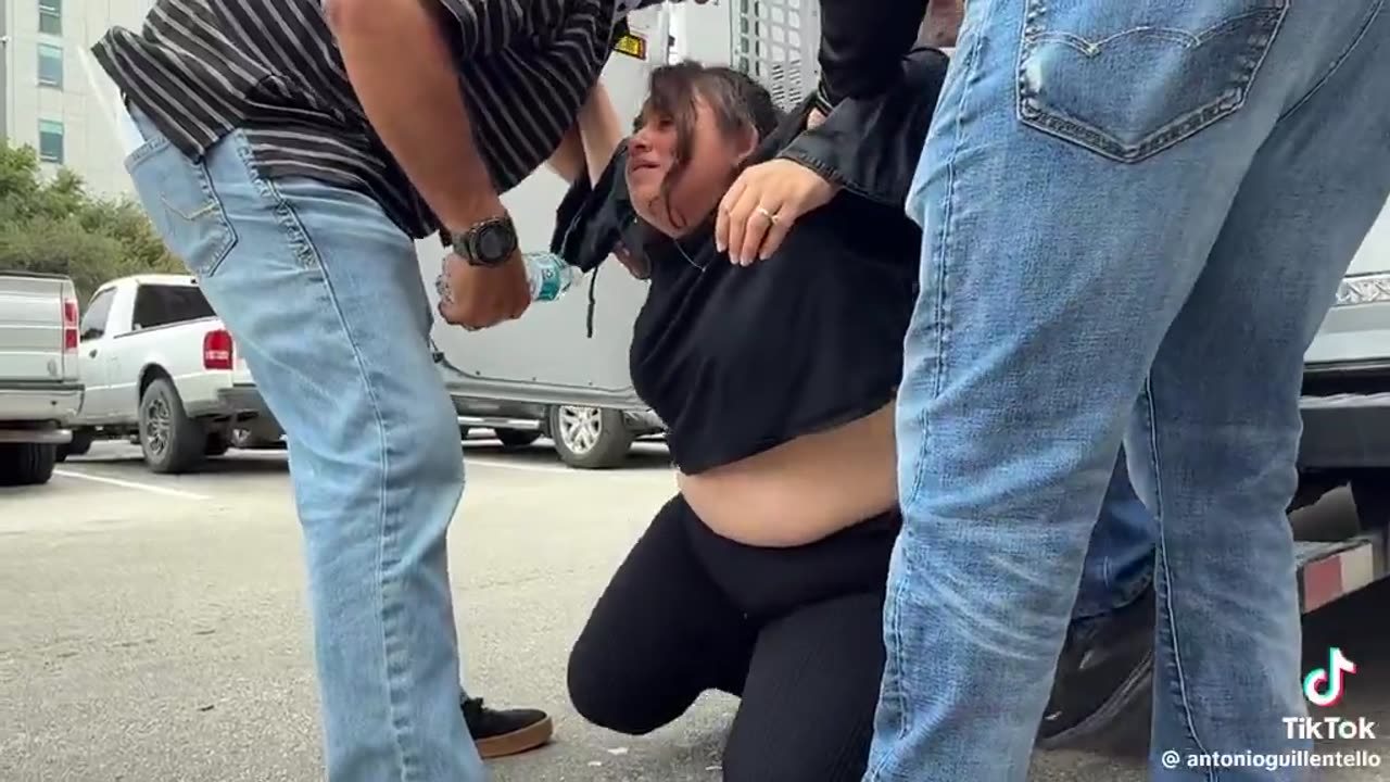 Man cries as his illegal wife is rounded up by ICE