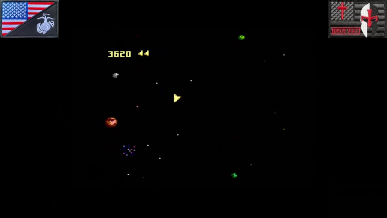 Asteroids (Atari 7800 - 1987) [NA Version]