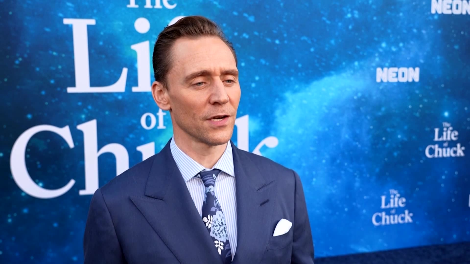 Tom Hiddleston says Life of Chuck is about finding joy