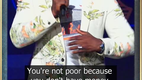 How to know that you're infected with poverty
