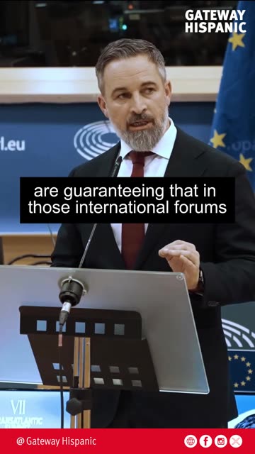 Santiago Abascal advierte sobre el retroceso de la libertad de expresión en Europa y Occidente