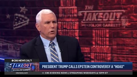 Mike Pence says "time has come" for Trump administration to release "all" Epstein files