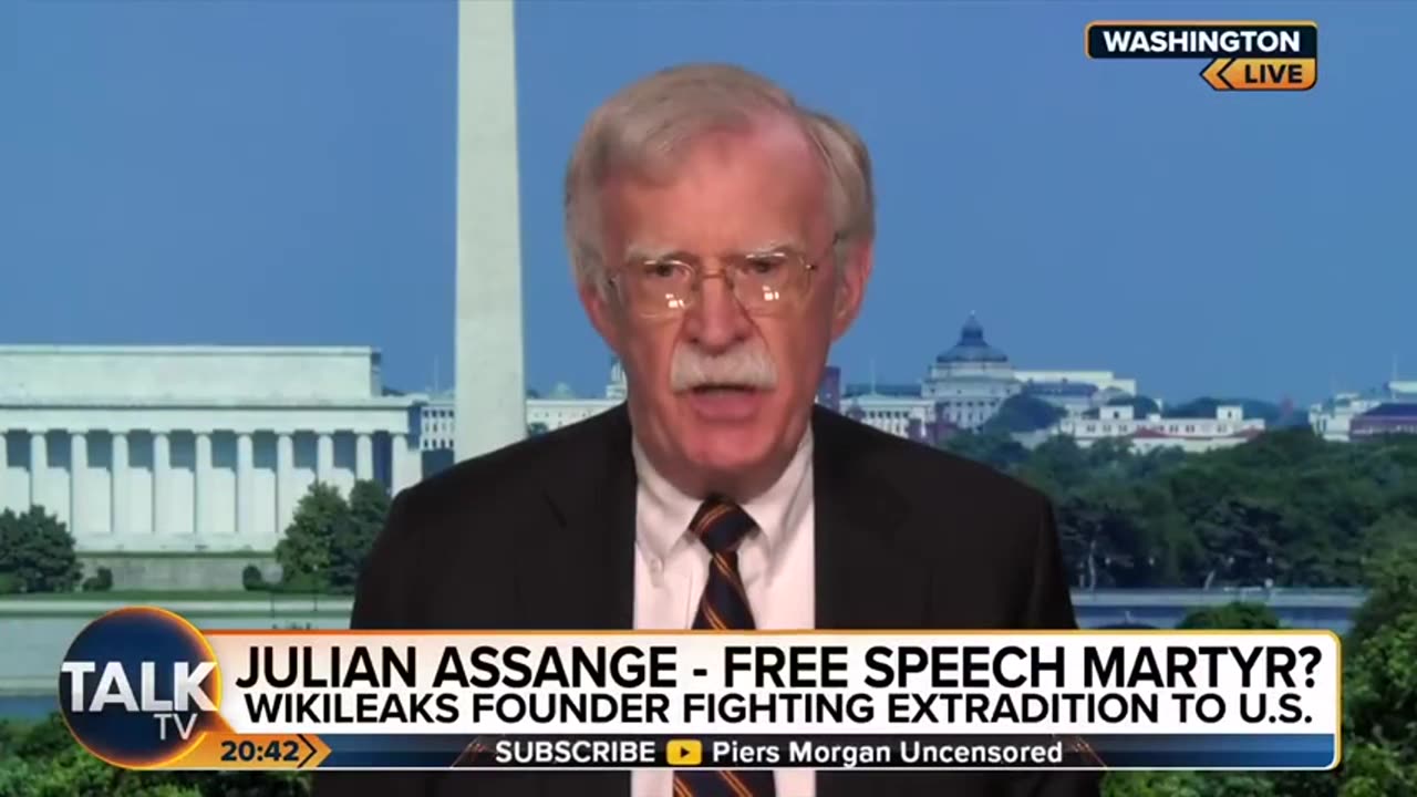 John Bolton Has Opinions On Assange, Manning