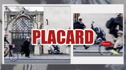 Fact Check: Banksy London Wall Art Did NOT Show Judge Striking Protester Holding English Flag