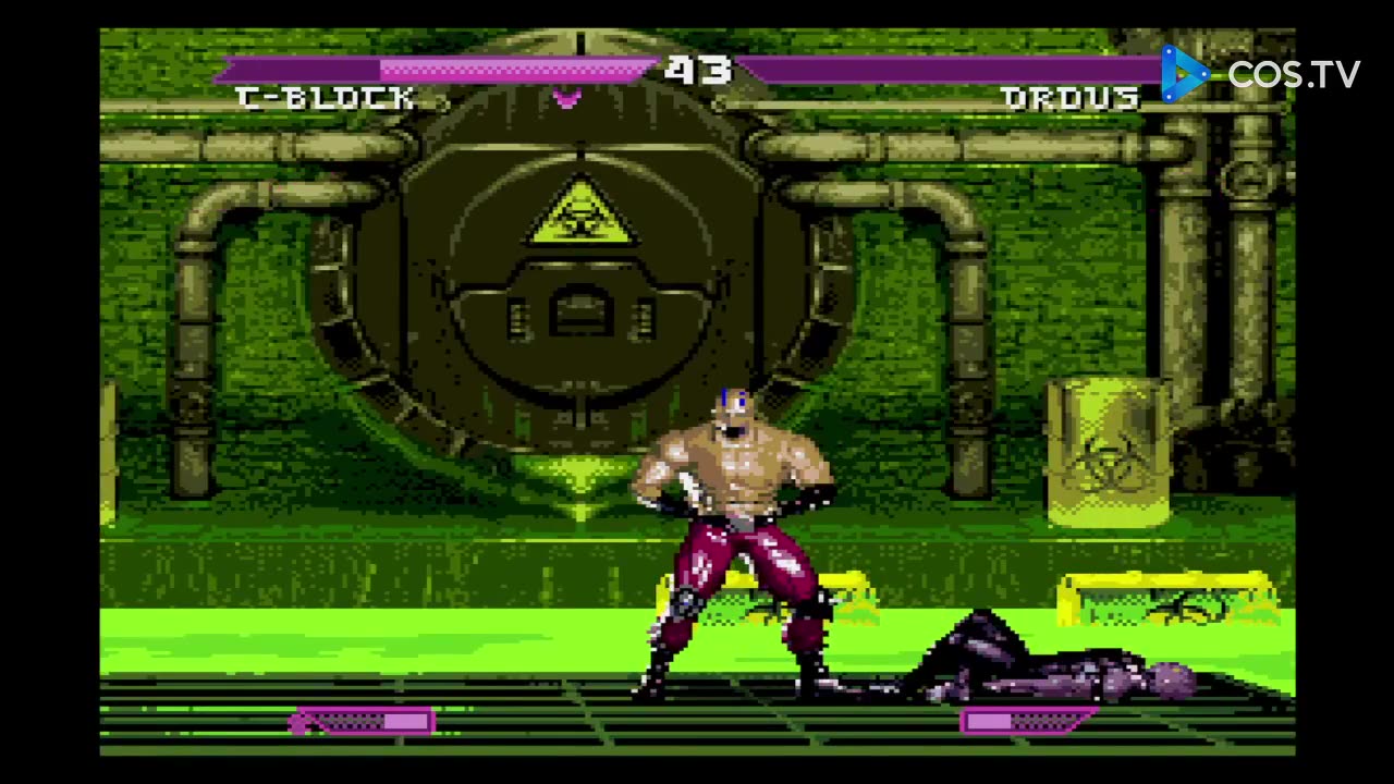 SEGA Mega Drive Insane Pain Arcade Lame C-Block