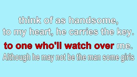 Someone to Watch Over Me (1926)