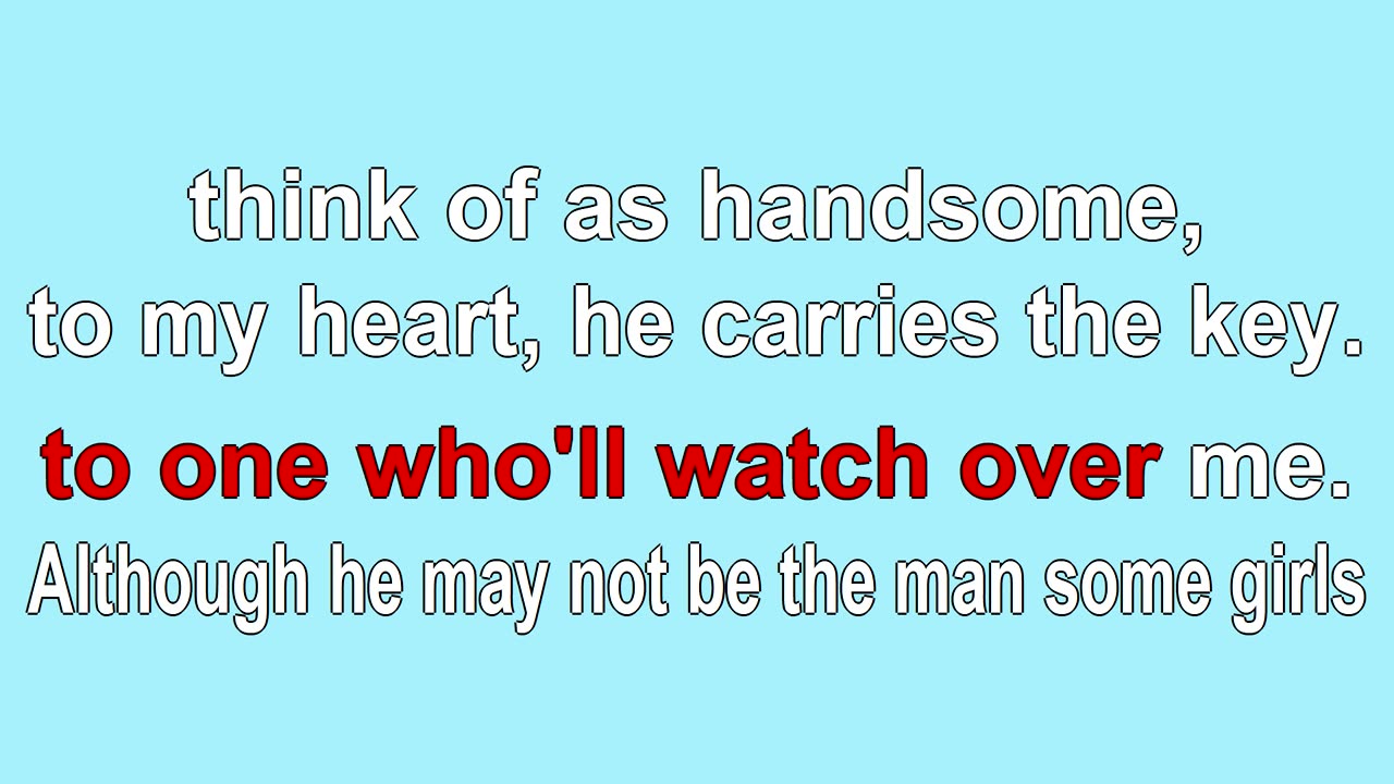 Someone to Watch Over Me (1926)