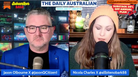 The Daily Australian 113 w/ Nicola Charles & Jason Olbourne