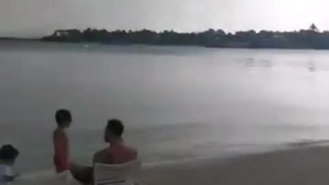 MESSI AT BEACH