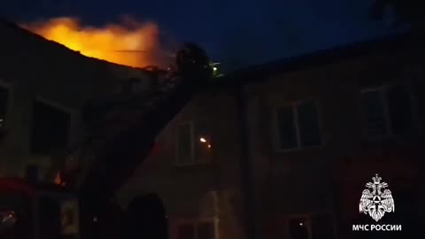 🔥 A locomotive depot unexpectedly caught fire in the Irkutsk region.