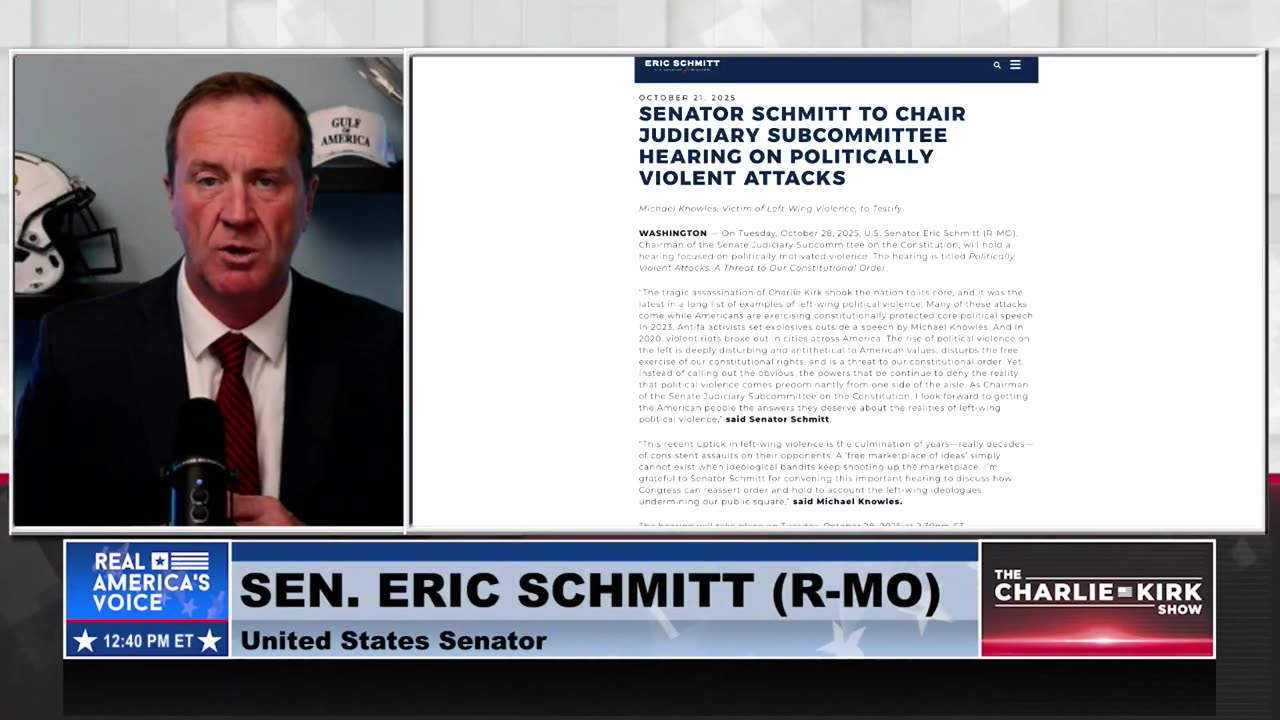 HEARINGS ON POLITICALLY VIOLENT ATTACKS TO BE HELD: "THIS ISN'T A BOTH SIDES THING"
