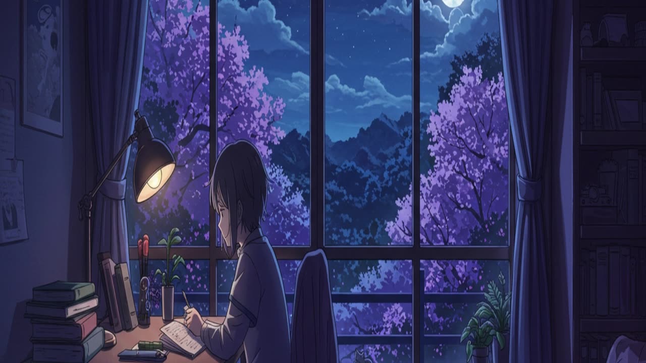🌙 Late Night Study Sessions - Nostalgic Chill Step Beats for Deep Focus