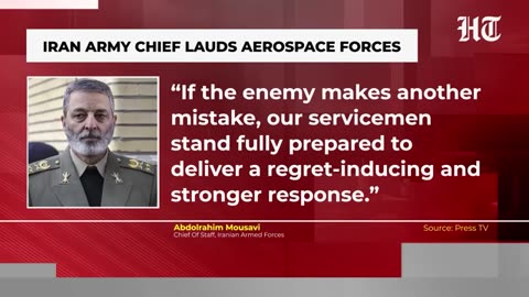 Iran Army Chief Mocks Israel After IDF Fighter Jet Malfunction In Tehran Sky, Then Missile Glitch
