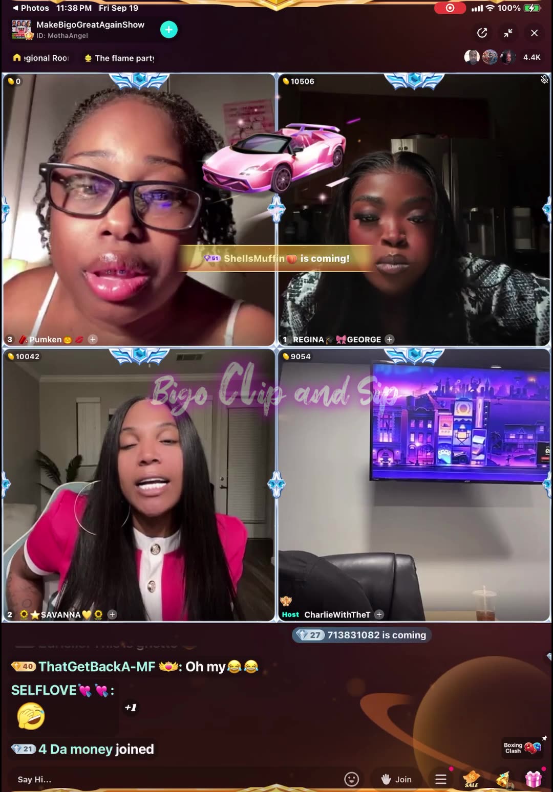 Make Bigo Great Again ft Pumk making her very late appearance 9/19/25 #bigoclipandsip