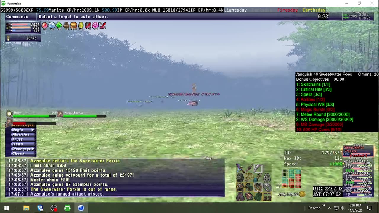 Playing Final Fantasy XI Online