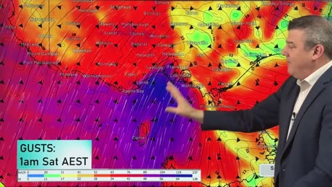 Australia: Damaging winds in SE + Oz weather next week