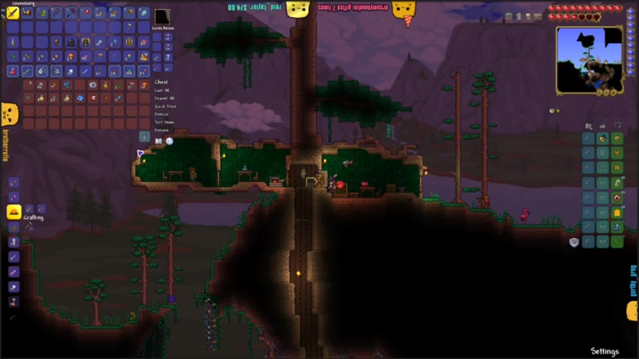 Live 2020-06 A game where you can dig straight down