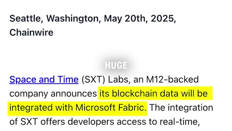 Did Microsoft & Coinbase Just Back The Next Big Coin?