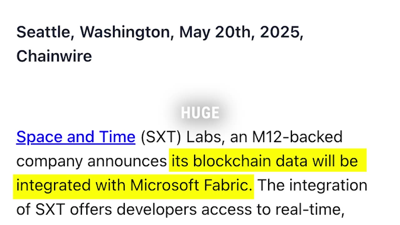 Did Microsoft & Coinbase Just Back The Next Big Coin?