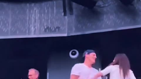 Celebs at the Backstreet Boys' Sphere Concert: Usher, Ashton Kutcher and Mila Kunis, Lance Bass