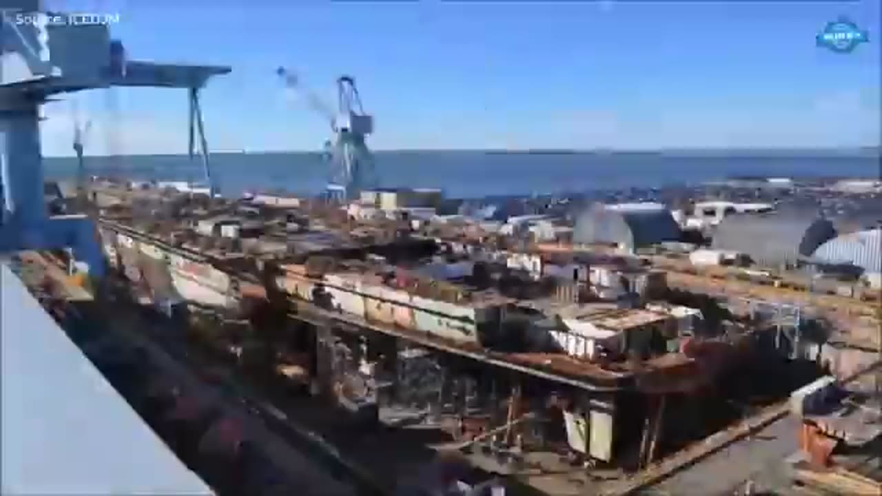 Inside The World's Biggest Shipyards: How Super Cruise Ships And Submarines Are Made