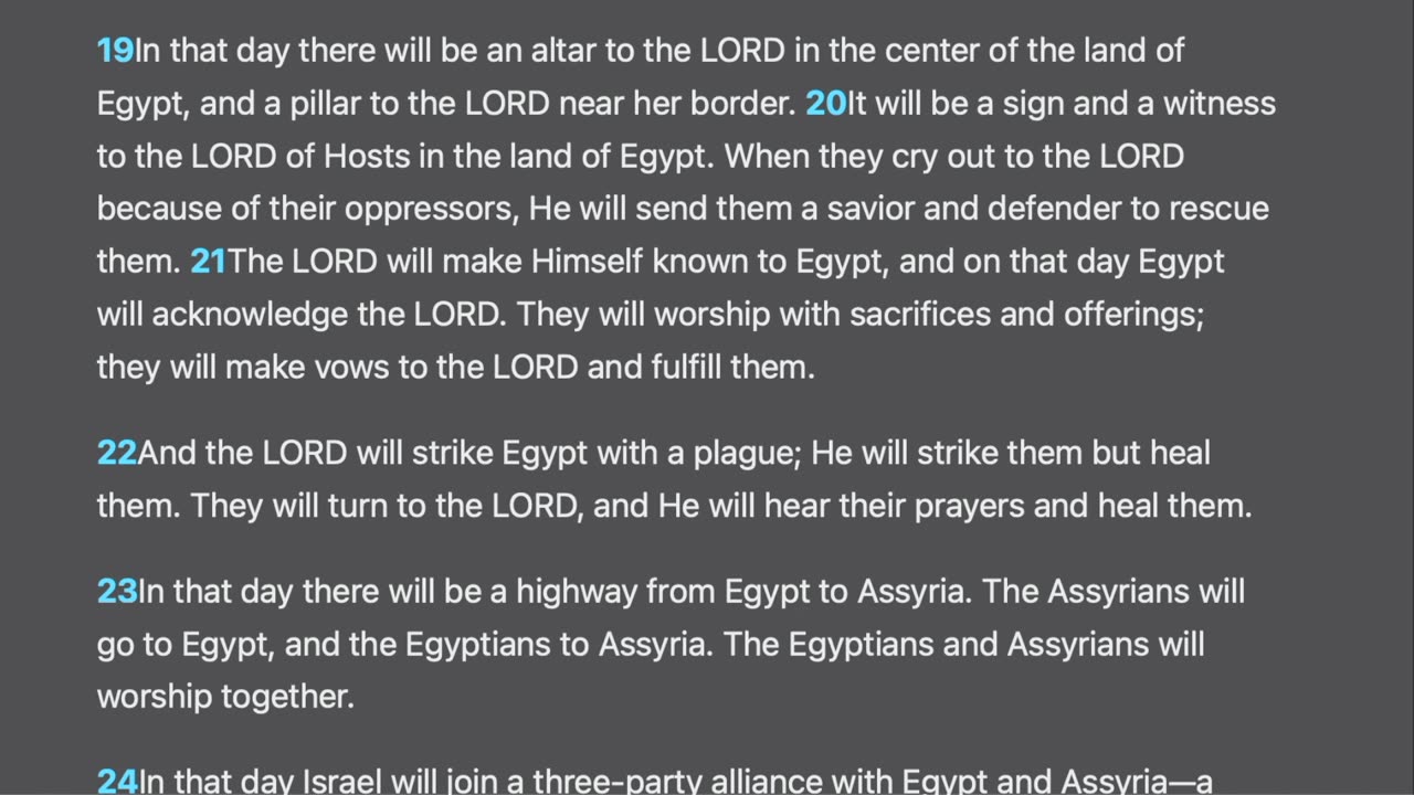 Isaiah 19