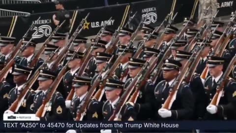 Beginning Of The U.S. Army's 250th Anniversary Celebration Parade