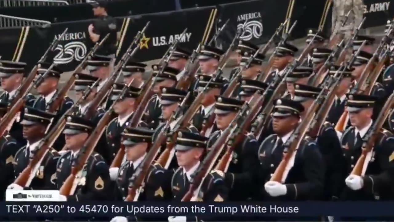 Beginning Of The U.S. Army's 250th Anniversary Celebration Parade