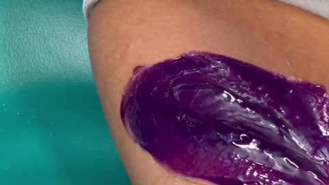 Underarm Waxing with Sexy Smooth Purple Seduction Hard Wax | Hard Wax for Sensitive Skin! @spanoire