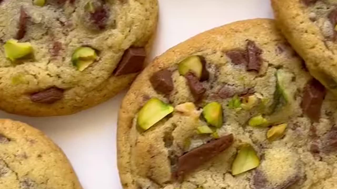 How to make pistachio cookies, crunchy outside and soft inside.