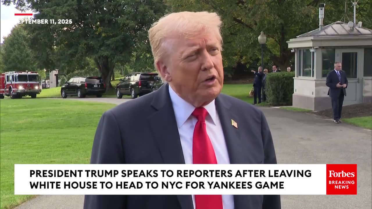 JUST IN: Trump Says He Spoke To Charlie Kirk's Widow: 'She Is Absolutely Devastated'