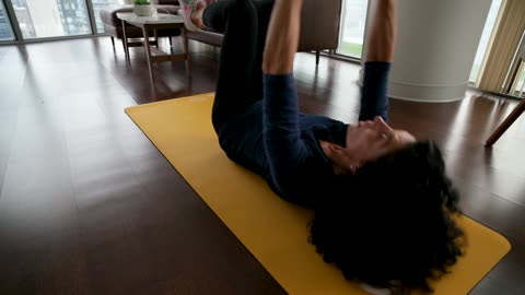 "Grace in Motion: Slow-Mo Yoga Flow at Home"