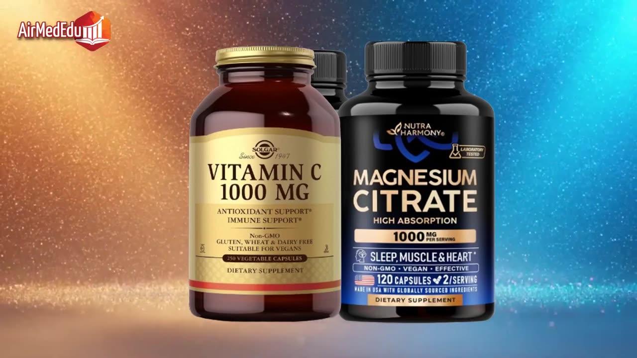Magnesium Citrate and Vitamin C 30 Health Benefits