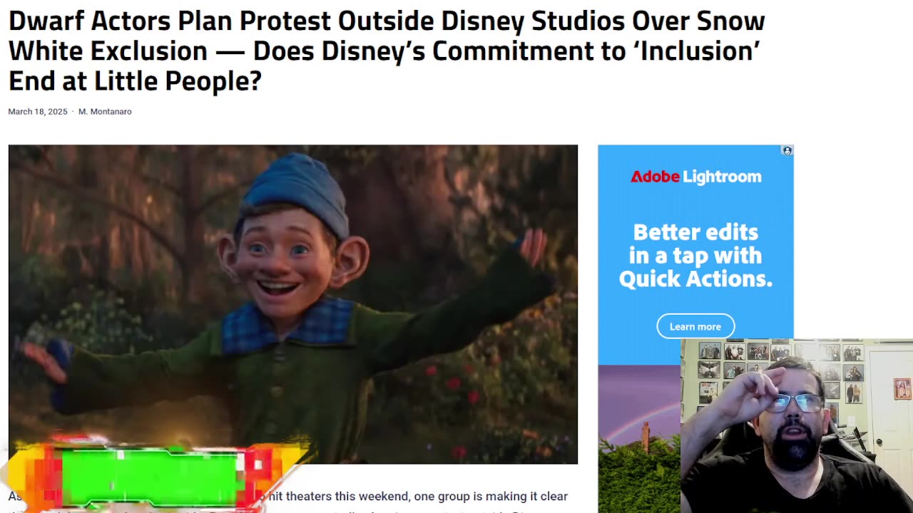 Dwarf Actors Protest In Disney Studios For Disrespecting Them During Snow White Premier