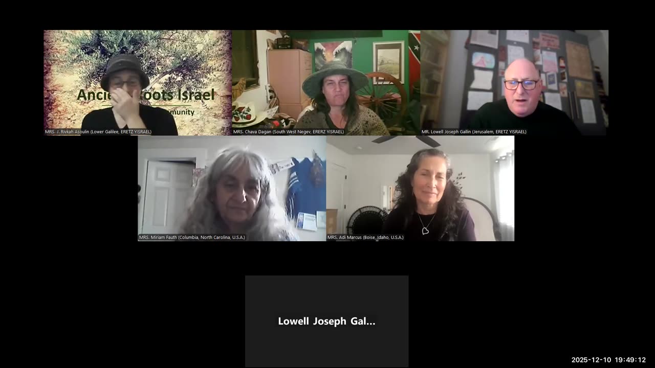 R&B Weekly Seminar: "Music Of The World And Other Tidbits" (Episode #5 -- December 10th, 2025). HOST: MR. Lowell Joseph Gallin (ISRAEL). GUESTS: MRS. Chava Dagan (ISRAEL). MRS. J. Rivkah Asoulin (ISRAEL)