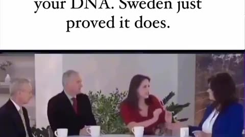 the vaccine acts like a virus and infects the "vaccinated" person with lifelong disease.