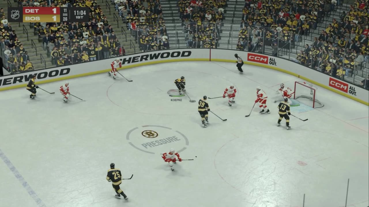 NHL 6 Detroit Red Wings At Boston Bruins