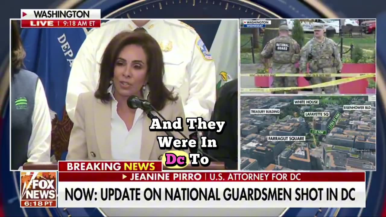 BREAKING: National Guardsmen Shot in DC Identified as Sarah Beckstrom and Andrew Wolfe