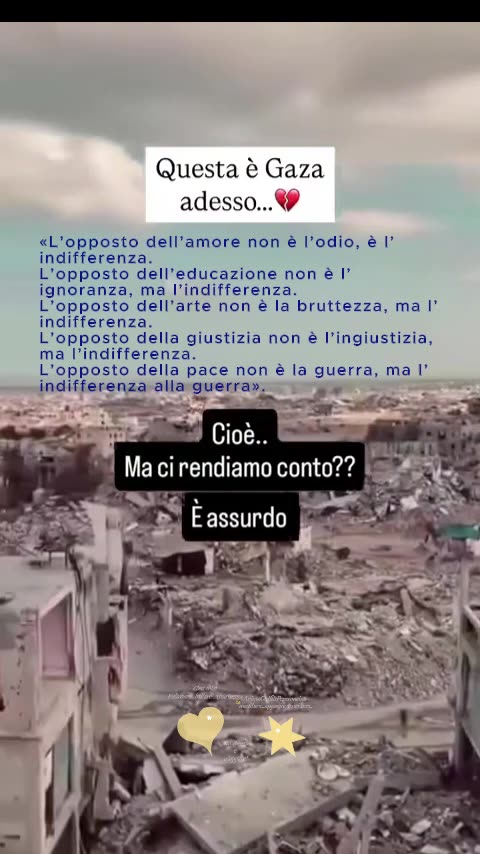Gaza prima e dopo☮