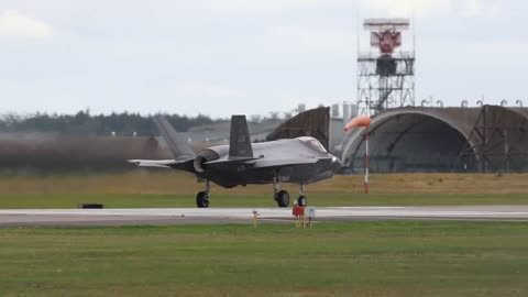 USAF F-35A Lightning - Nuclear Capable Stealth Fighter Jet at RAF Lakenheath, 1080p FULL HD