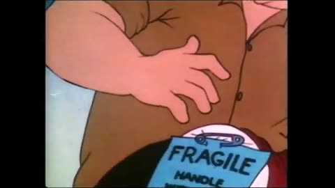 "Lulu Gets The Birdie" Famous Studios 1944 (Lulu Avoids a Spanking)
