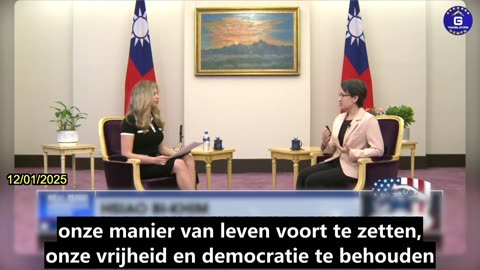 【NL】Taiwanese vicepresident Hsiao Bi-Khim presenteert het Taiwanese vredesplan