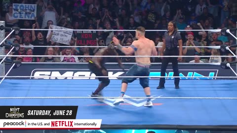 FULL MATCH: John Cena hits CM Punk with the AA through a table: SmackDown, June 20, 2025