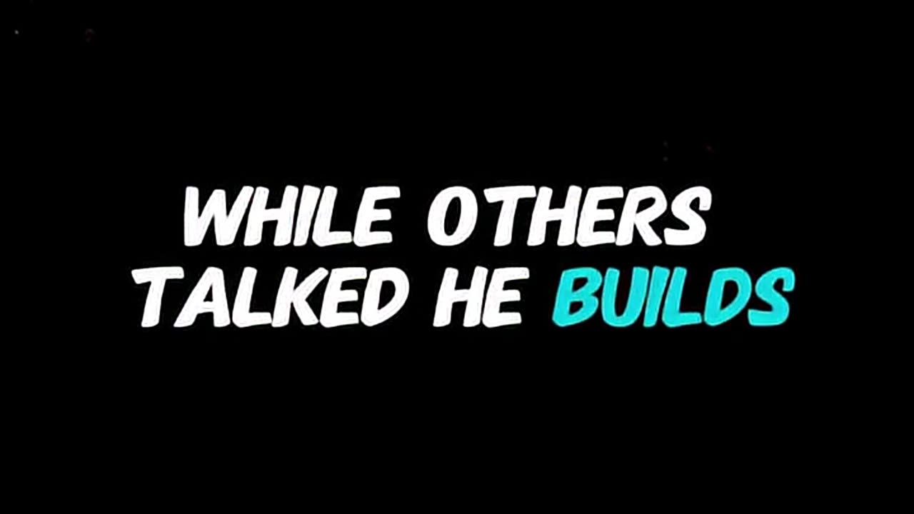 If you want, become MORE