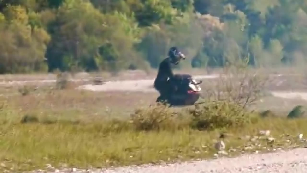 A fully functional real-world "speeder bike".