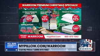 WARROOM PREMIUM CHRISTMAS SPECIALS! Order WarRoom Posse Exclusive Deals Today To Get Gifts For You And Your Loved Ones At MyPillow.com/warroom