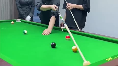 Laughter with billiards cheating