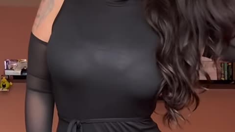 Black dress is giving female dom its actually from